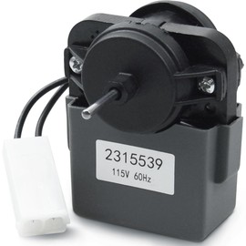 2315539 Evaporator Fan Motor Replacement by HomTop for Whirlpool Kenmore Refrigerator Compatible Part Number: W10438708, 2225625, 1372146, WP2315539, AP6007250, PS11740362