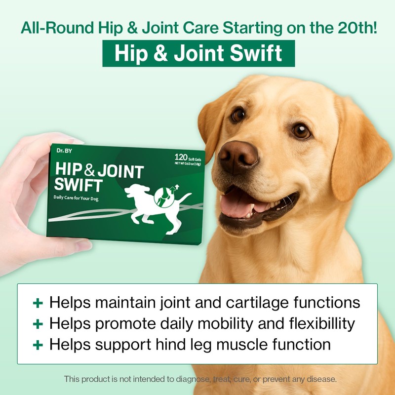 Doctor.By Hip&Joint Swift for Dogs - Advanced Joint & Cartilage