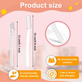 6PCS Eyebrow Razor, Intuition Eyebrow Shaper, Face Razors For Women Dermaplaning, Peach Fuzz Remover, Face Razor For Women, Face Dermaplaning Tool For Peach Fuzz, Facial And Eyebrow Hair Removal