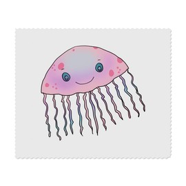 2 x 'Cute Jelly Fish' Microfibre Lens/Glasses Cleaning Cloths (LC00027639)