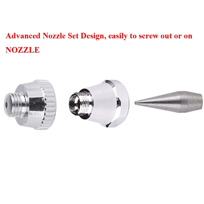 Airbrush gun set Fengda BD-182K with 0,3-0,5-0,8 mm nozzle