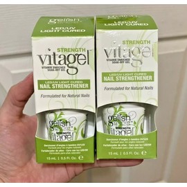 HARMONY Gelish VITAGEL Nail Strengthener LED / UV Light Cured .5 oz (2PCS)