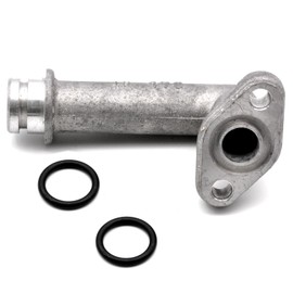 HAOTOM Aluminum Water Pump Coolant Pipe Joint For Linhai 260cc 300cc ATV UTV Engine Quad Replaces# 22817a