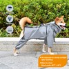 Avont Impermeable para Perro, Ropa de Lluvias de Diseño Reflectante