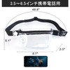 TINYAT Women's Waist Pouch, Transparent, Small, Clear Bag, Shoulder Bag,