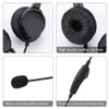 Call Center Headset, RJ9 Hands Noise Cancelling Binaural Headset, Comfortable