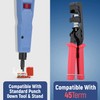 Everest Media Solutions 45° Angled CAT6 Keystone Jack in Orange
