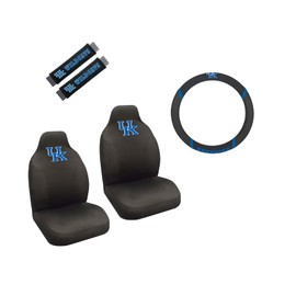 MULTI_B Kentucky Wildcats 2 Seat Covers and Shoulder Pads with Wheelcover