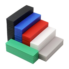 MISIQIMA Pack of 90 Plastic Spacers, 10 x 2.8 cm Plastic Base Plates, Thickness 1-6 cm, Plastic Spacer Blocks, Window Blocks, Durable Underlay Plates