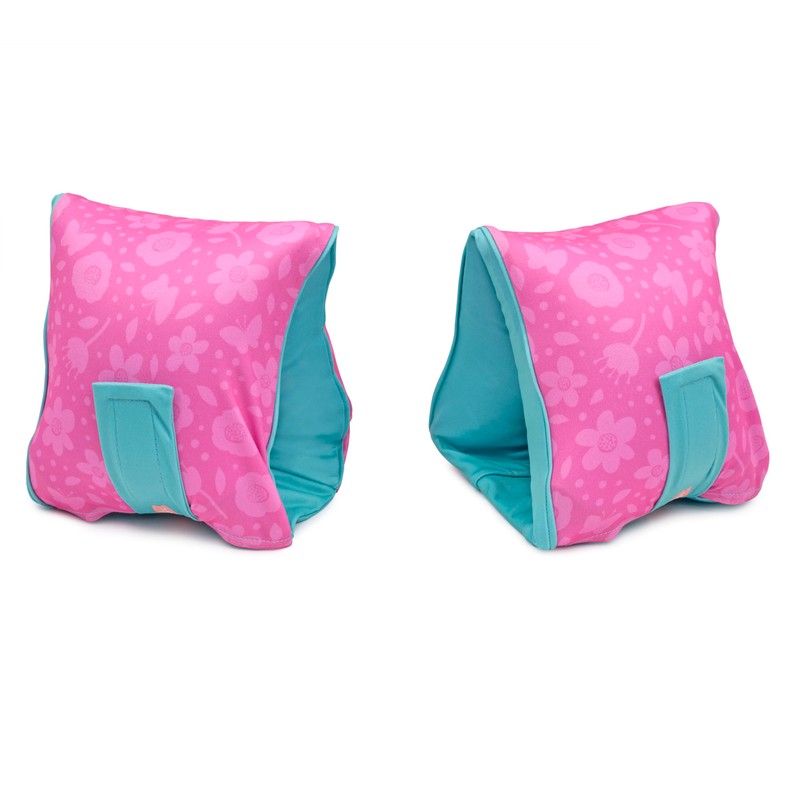 Aqua Fabric Arm Floats S-M, Pink