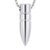 Bullet Cremation Jewelry Urn Pendant Necklace for Ashes Memorial Ash