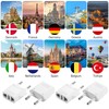 4 Pack European Travel Plug Adapter, TENINYU US to Europe
