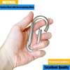 EVADOW 15PCS 100MM Heavy Duty Spring Snap Hook, M10 3/8"