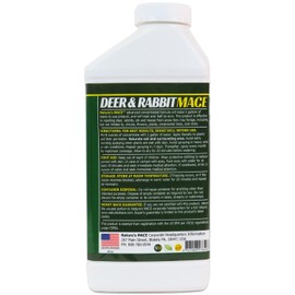 Nature’s MACE Deer & Rabbit Mace 40oz Concentrate Deer & Rabbit Repellent, Deer Repellent Spray for Plants, Lawns, Flowers & Gardens, Plant Safe Deer Spray, Protect Plants Fast, All-Season Protection