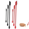 Armrouns 6 Pieces Mini Spatula Silicone, (Metal core) Reusable Jar