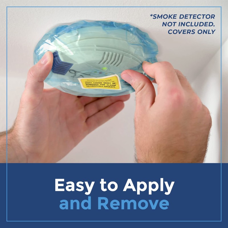 IMPRESA Pack of 12 Temporary Smoke Detector Cover Pack -