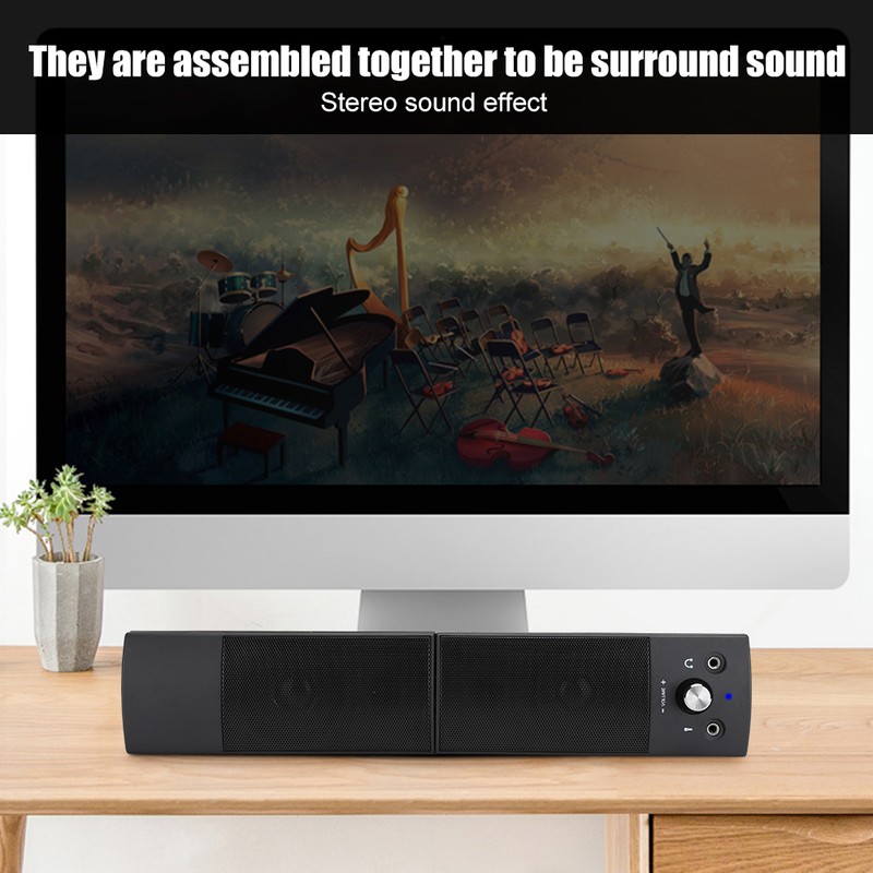 SADA V-117 Wired Computer Audio 3W Home Desktop Small Speaker