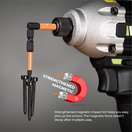 toolant Impact Hex Head Allen Wrench Drill Bit Set 20pcs (Metric&SAE),  S2 Steel Hex Bits Set for DIYer, machinist,woodworker Springtok:_Extra Long Metric & SAE (20pcs)