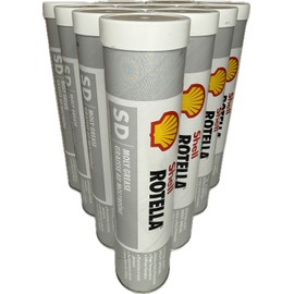 Shell Rotella SD 10x14oz Grease 3% Moly #2 Heavy Duty Lithium Complex 550049926