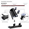 WOWTOU Aluminum Housing Amber White LED Emergency Strobe Dash Light