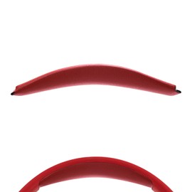 Geekria Headband Pad Compatible with JBL Tune 700BT Headphones, Replacement Band Repair Part (Red)