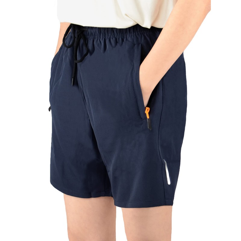 NATUST - Pantalones cortos deportivos de ajuste holgado para niños