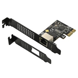 IO CREST 5.0GB PCIe Network Card – PCIe to 5.0 Gigabit Ethernet Network Card, Supports Windows 11/10/8.1/8/7, Win Server 2022/2019/2016, Linux