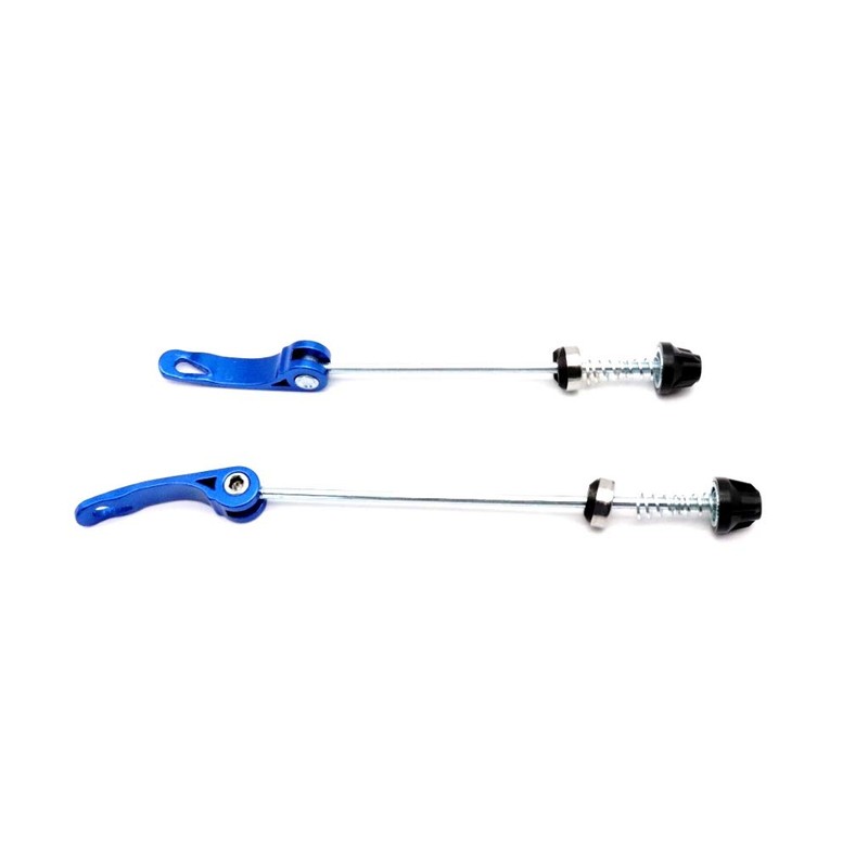 Multi colour bicycle quick release skewer set, front and rear,