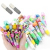 WEZCHUGHAOL 4-in-1 Multicolour Ballpoint Pens, 30-Pack with Erasers, Kids Party