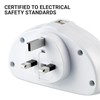 Go Travel World to UK Adapter Duo + USB, Travel