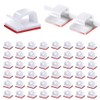 50 Piezas Organizador de Cables Autoadhesivo, Soportes de Cable ,