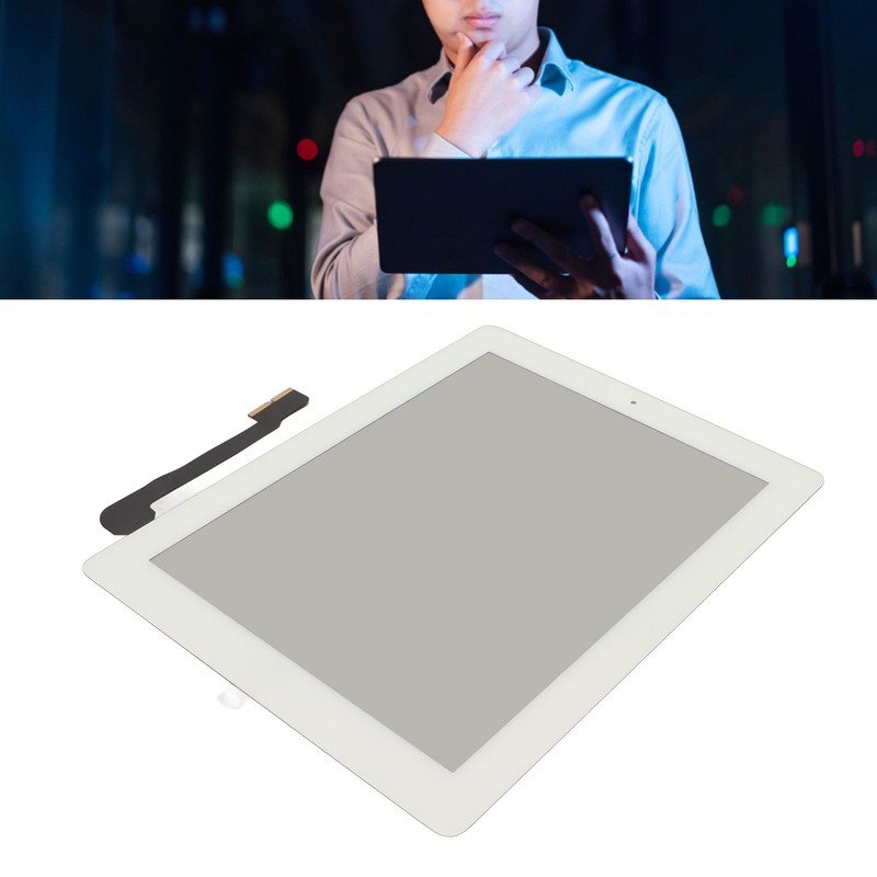 Touch Screen Panel White Easy Installation Tempered Glass Sensitive LCD