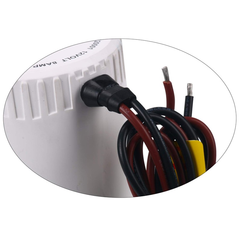 NovelBee 12V 2000 GPH Boat Marine Electric Submersible Bilge Pump