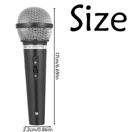 Fake Microphone, Toy Microphone Microphone Toy Pretend Microphone Toy Microphone Stage Props for Birthday Party Supplies Favors Performance Singing Role Playing Dancing