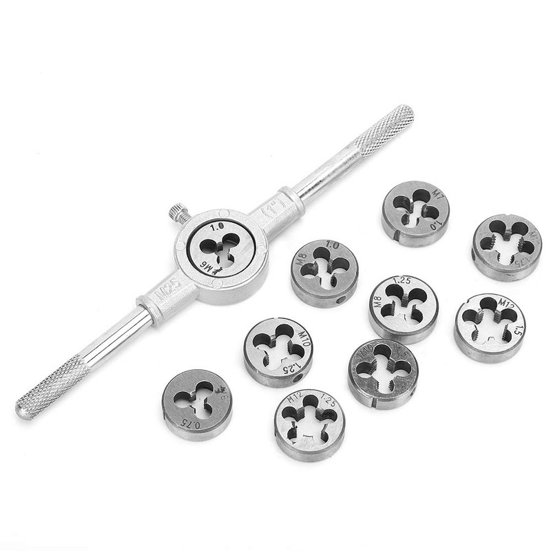 Tap Dice Set, Dice Handle, Round Dice, Threading Dice, Tap