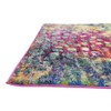 Unique Loom Jardin Collection Colorful, Vibrant, Abstract, Modern Area Rug,