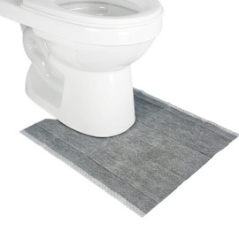 RAYTRUTH Toilet Mat, Disposable Bamboo Charcoal, Toilet Mat, Antibacterial, Deodorizing, Stylish Toilet Floor Sheets, 10 Sheets