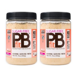 PBfit Sugar-Free Peanut Butter Powder, 13 Ounce (Pack of 2)
