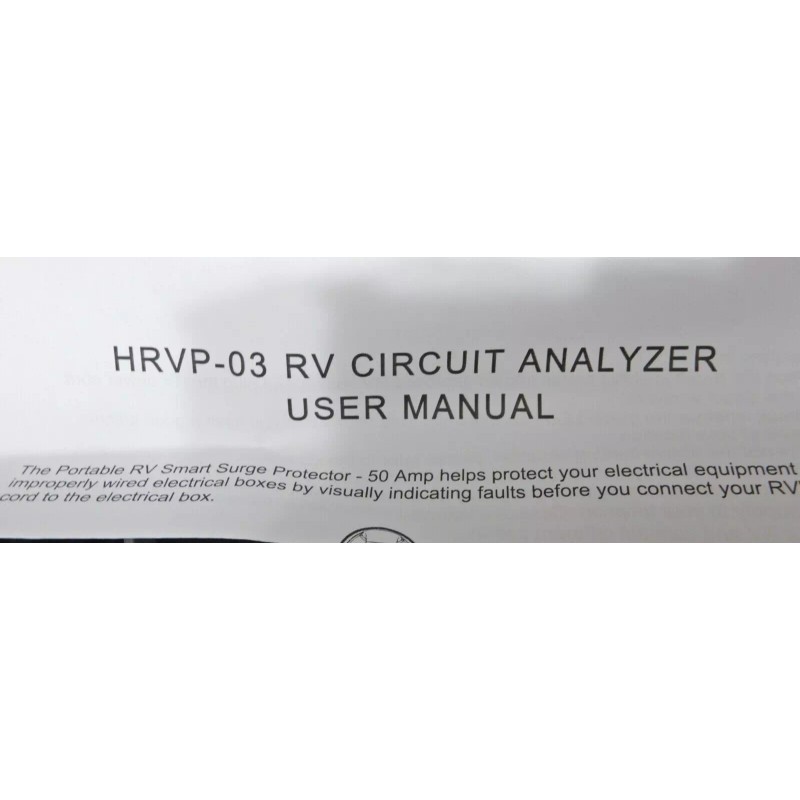 Briidea RV Surge Protector 50 Amp briidea Camper Surge Protector
