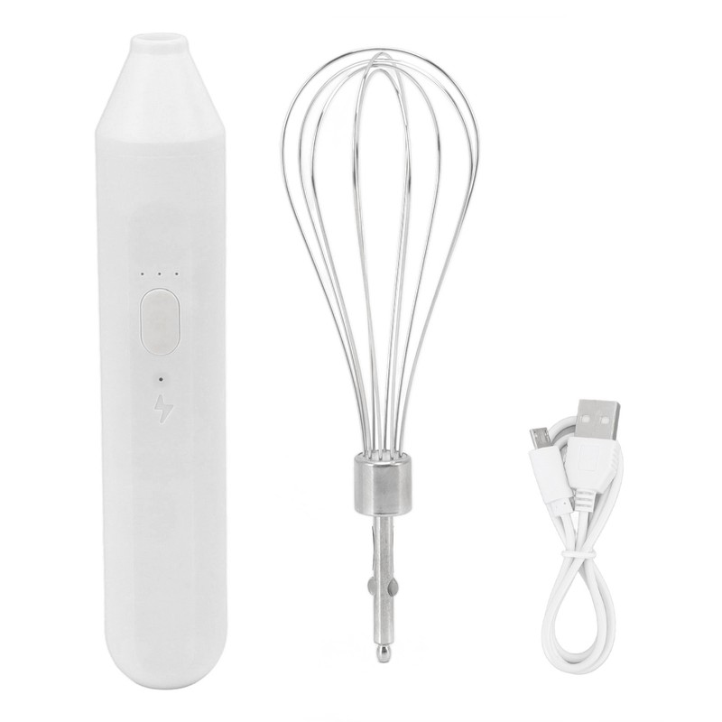 Electric Egg Beater Handheld USB Charging Milk Frother Portable Cordless