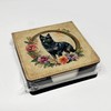Caroline's Treasures Schipperke and Flowers PU Leather Note Paper Holder