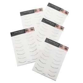 Minkissy 5 Sheets Lower Eyelash Stickers Natural Looking Fake Eyelashes for Women Easy Application Makeup Tools