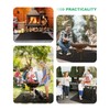 TAOMAND Large 70 x 48 inches Under Grill Mats for