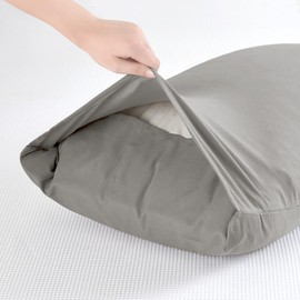 NookZuzu Ultra Soft 1800 Thread Microfiber Pillow Cases Pillowcases with Envelope Closure Dark Gray Set of 2 King Size 20 x36 Wrinkle, Fade and Microfiber Resistant Pillowcases