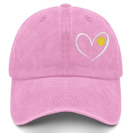 Pickleball Hat for Women, Unisex Adjustable Embroidered Baseball Cap or Trucker for Men