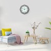 JUJUDA Large Wall Clock for Living Room Decor Modern Big