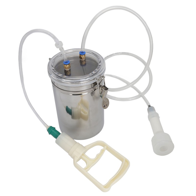 Manual Milking Machine 2L Capacity Convenient Control Portable Cow Hand