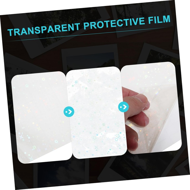 OHPHCALL 10sheets Cold Laminating Films Transparent Pet for Photo and