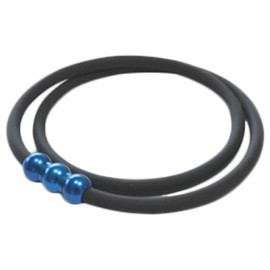 Sports Necklace uses Zero ELGRAND (Black X Blue) m49 cm, Baseball, Tennis, Golf, Runner Training Gym Body Core Balance Up