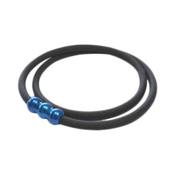 Sports Necklace uses Zero ELGRAND (Black X Blue) m49 cm, Baseball, Tennis, Golf, Runner Training Gym Body Core Balance Up